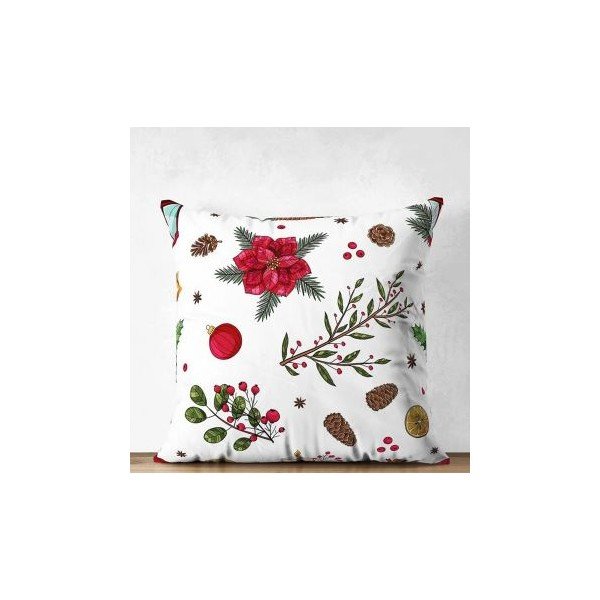 Federa decorativa a tema natalizio 43x43 cm Merry Christmas – Mila Home-image-2