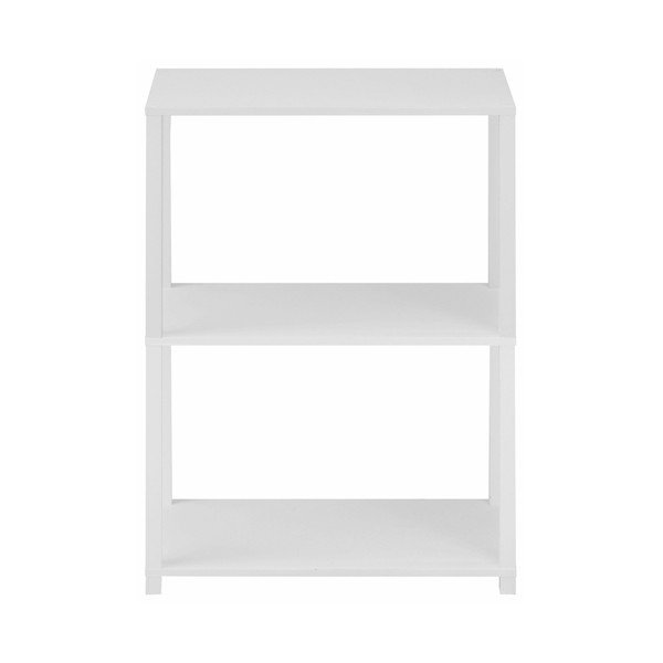 Libreria a due piani in legno bianco Damien - Støraa