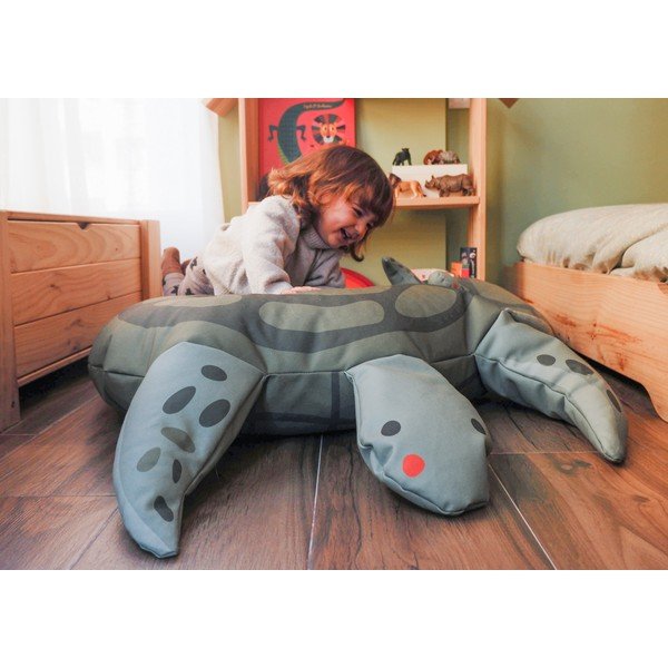 Borsa verde per bambini Turtle - Little Nice Things-image-3