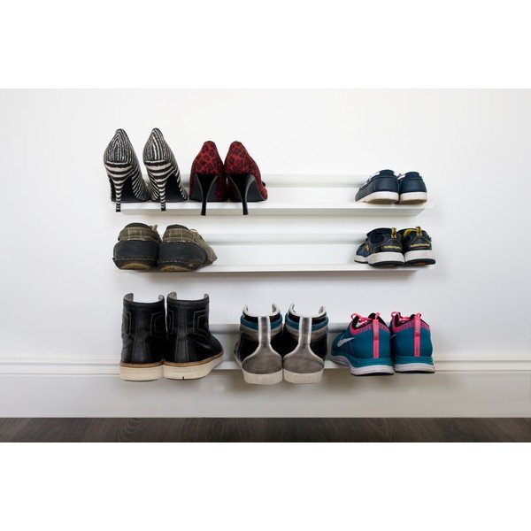 Bílá police na boty J-Me Shoe Rack-image-1