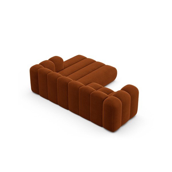 Divano angolare arancione ad angolo destro Lupine - Micadoni Home-image-3