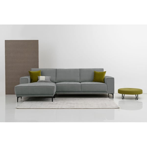 Divano angolare in grigio scuro (con penisola a sinistra) Copenhagen – Scandic-image-1