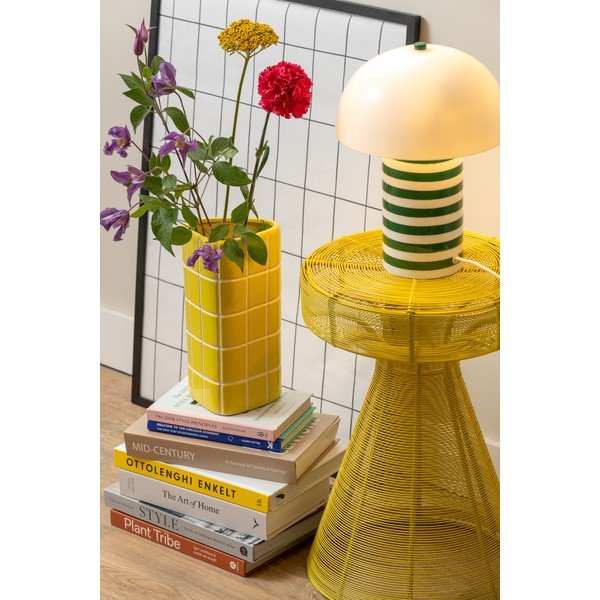 Tavolino rotondo in metallo ø 30,5 cm Cuerda Corcho – Leitmotiv-image-2