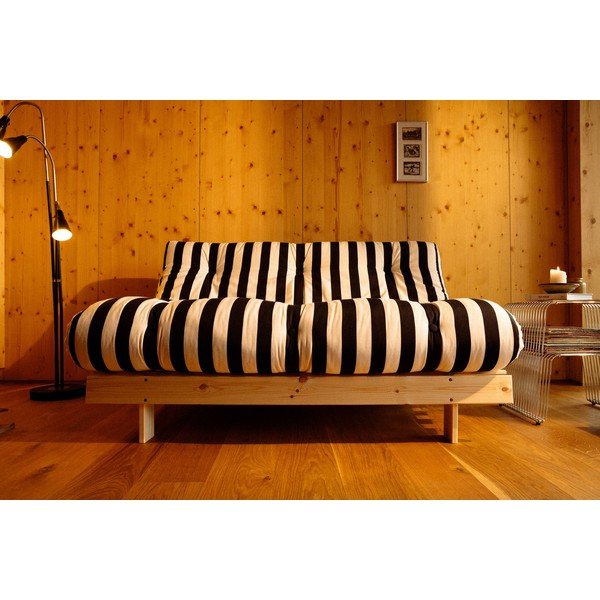 Divano bianco e nero allungabile 140 cm Roots – Karup-image-3