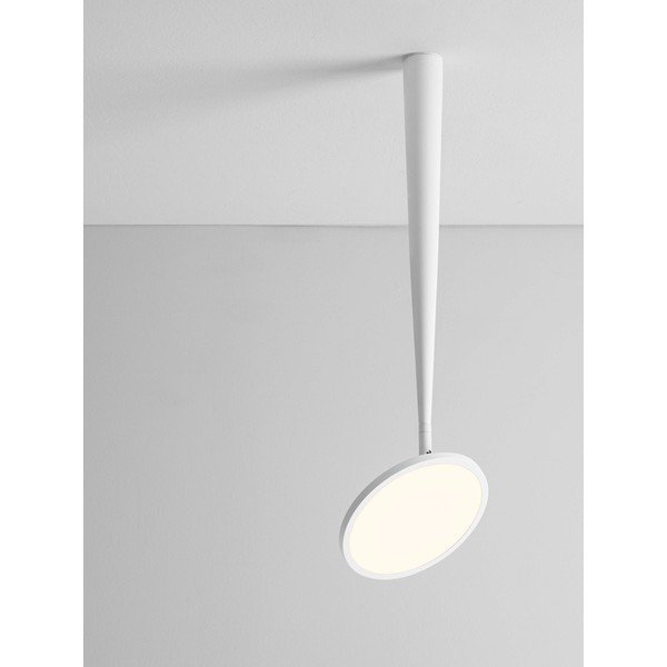 Plafoniera LED bianco opaco in alluminio con struttura flessibile Ekei – Nova Luce-image-2