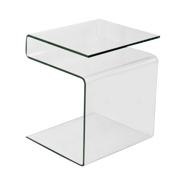Variabilní skleněný odkládací stolek se stojanem na časopisy Evergreen House