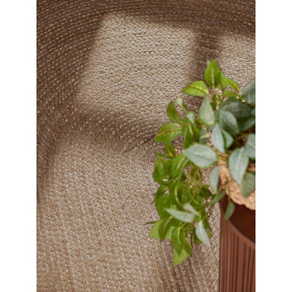 Tappeto colore naturale scuro in iuta reversibile/tessuto a mano 160x230 cm Braided – Hanse Home-image-2