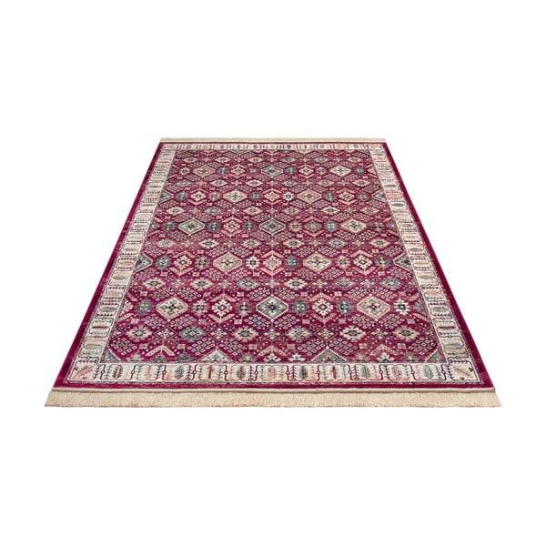 Tappeto rosso in misto cotone , 195 x 300 cm Naveh - Nouristan-image-3