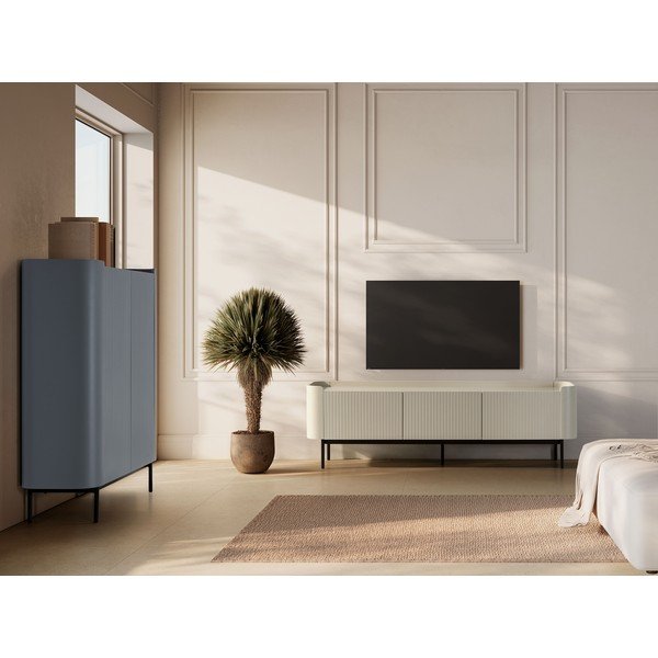 Armadietto blu polveroso 100x140x40 cm Willa – MOME-image-1