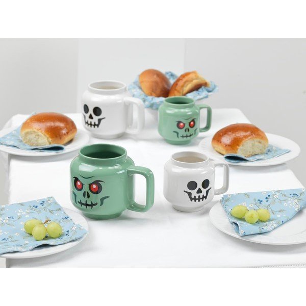 Tazza per bambini da latte bianca in ceramica 255 ml Skeleton – LEGO®-image-1