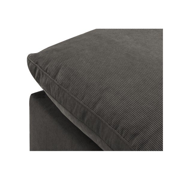 Parte angolare marrone scuro del divano modulare in velluto a coste, angolo destro Galaxy - Windsor & Co Sofas-image-4