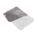 Coperta per neonati in cotone bianco e grigio 80x80 cm Strenenzauber - Roba
