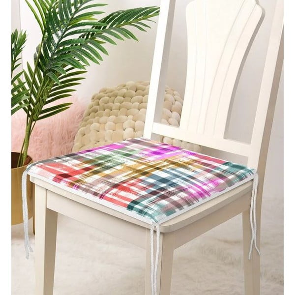 Cuscino di seduta 40x40 cm Colour Crisscross - Mila Home-image-3