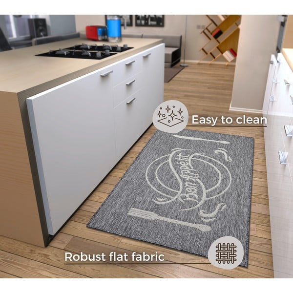 Tappeto greige 92x150 cm Cucina – Hanse Home-image-4