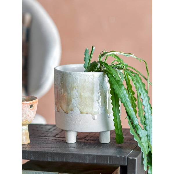 Coprivaso in gres ø 15,5 cm Imoa - Bloomingville-image-1