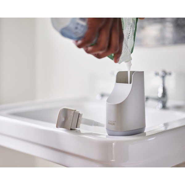 Dispenser per sapone beige in plastica 350 ml Slim – Joseph Joseph-image-3