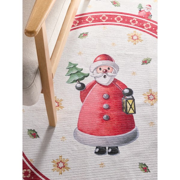 Tappeto rotondo rosso a tema natalizio ø 160 cm Toy's Delight Santa Claus – Villeroy&Boch-image-2