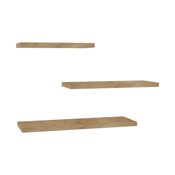 Mensole in rovere decorato in set di 3 Leila - Kalune Design-image-2