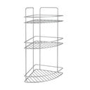 Mensola angolare da parete per bagno a tre livelli Rif. - Metaltex