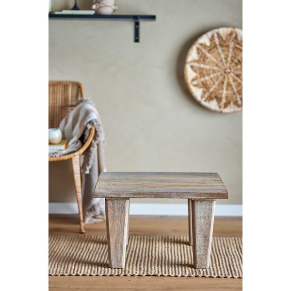 Tavolino in colore naturale 60x60 cm Riber - Bloomingville-image-1