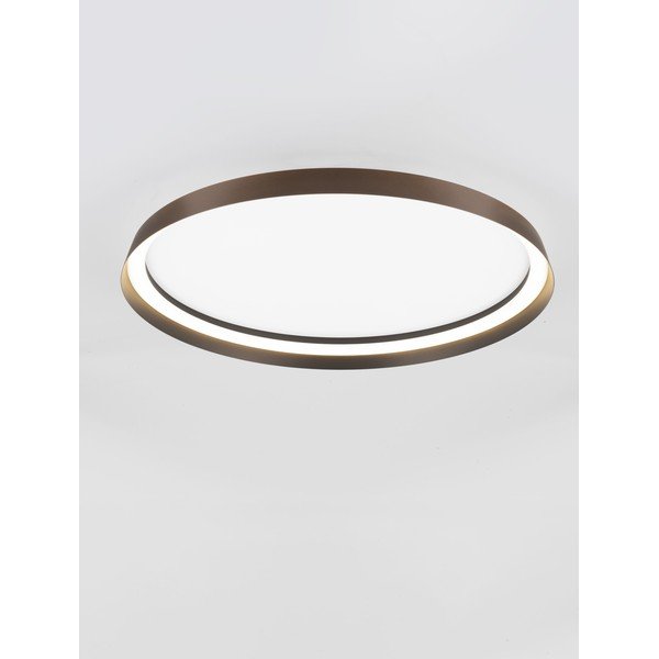 Plafoniera LED marrone in alluminio con intensità regolabile Ormi – Nova Luce-image-4