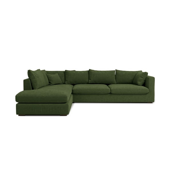 Divano angolare verde scuro (angolo sinistro) Comfy - Scandic