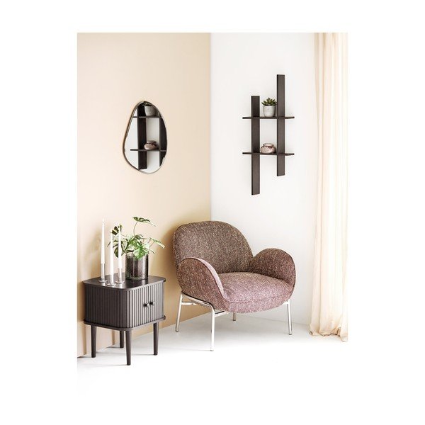 Poltrona marrone scuro Zomba – House Nordic-image-1
