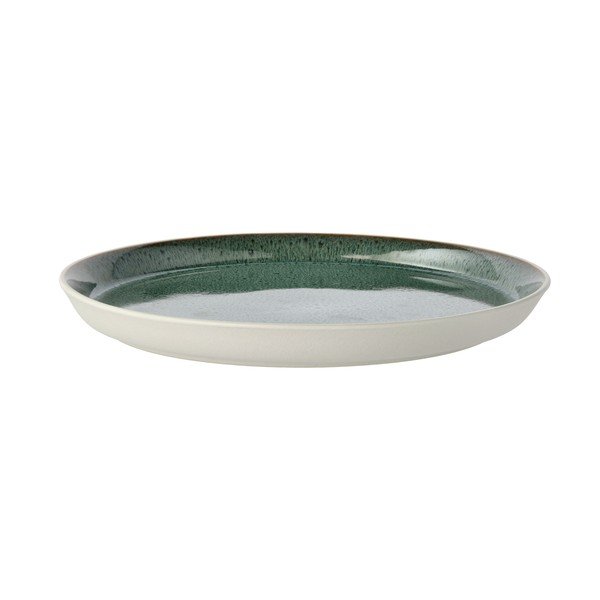 Piatto bianco/verde in gres ø 27 cm Gastro White/Green – Bitz-image-2