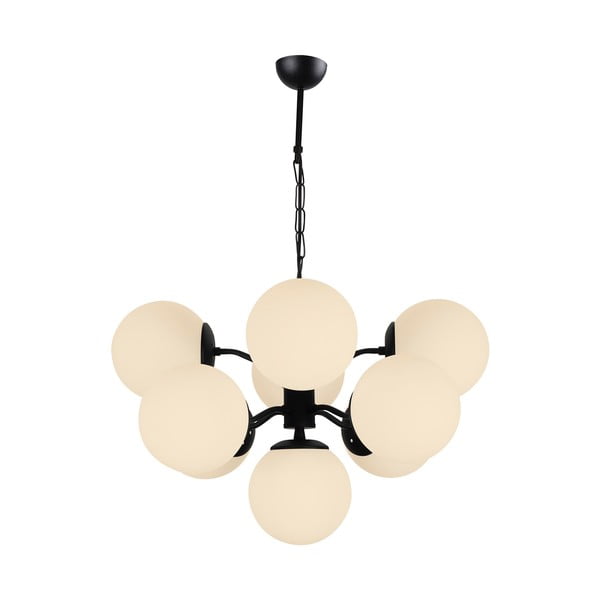 Apparecchio a sospensione nero, altezza 80 cm Owl - Squid Lighting