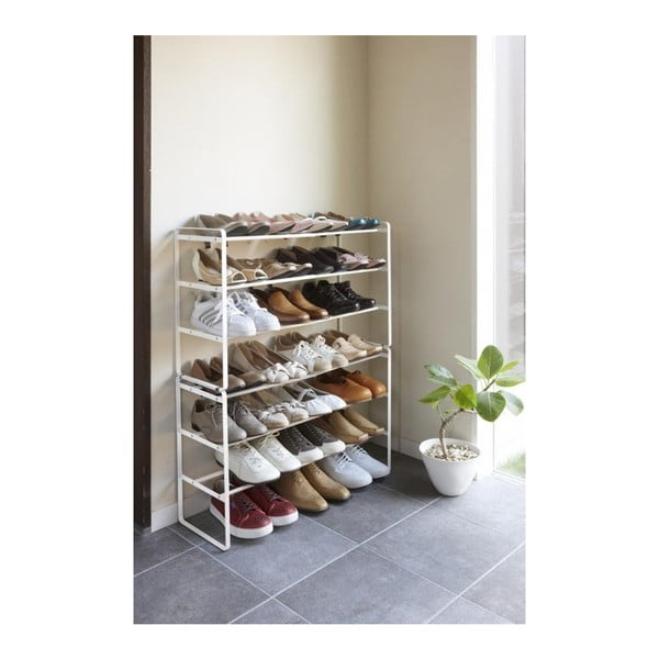 Scaffale bianco regolabile a 3 livelli Maebashi - YAMAZAKI-image-2