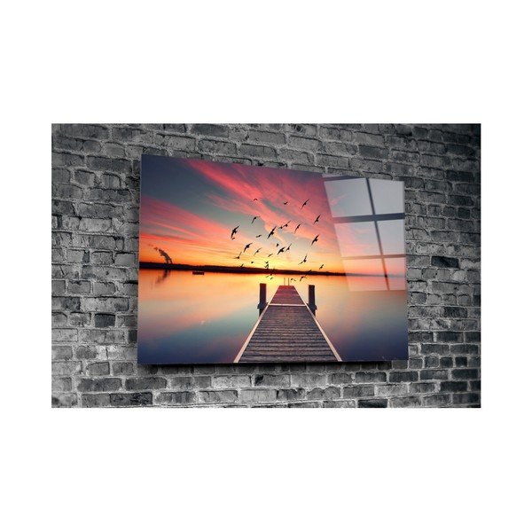 Pittura su vetro Rasmuro, 110 x 70 cm - 3D Art-image-1