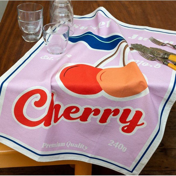 Strofinaccio in cotone 70x50 cm Cherry – Rex London-image-1