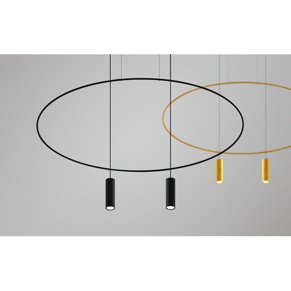 Lampadario nero in metallo HOLAR – Thoro-image-2