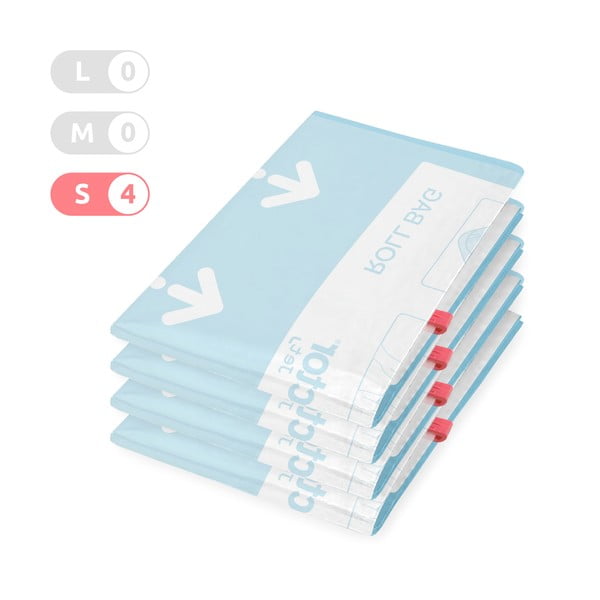 Sacchetti per il vuoto in set da 4 pezzi Roll Up S - Compactor-image-1