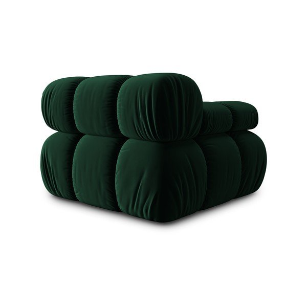 Modulo divano in velluto verde (angolo sinistro) Bellis - Micadoni Home-image-4