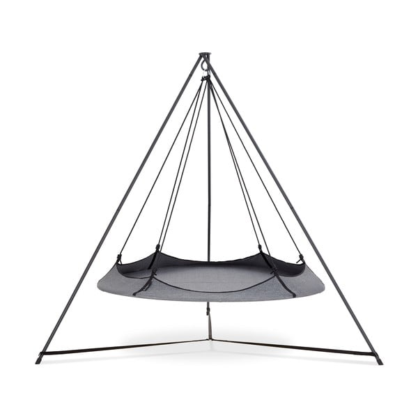 Altalena da giardino grigia con supporto - Hangout Pod