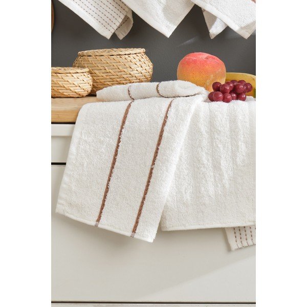 Set di strofinacci in cotone 6 pz 30x50 cm Sofya – Foutastic-image-1