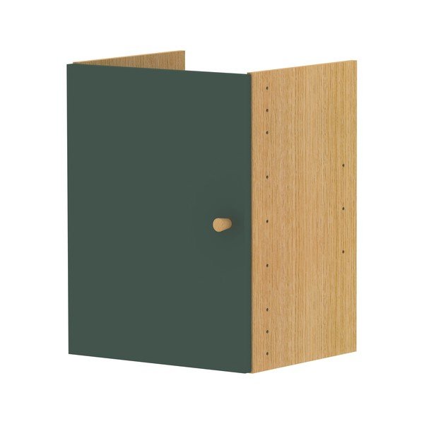 Componente verde con porta 33x43 cm Z Cube - Tenzo