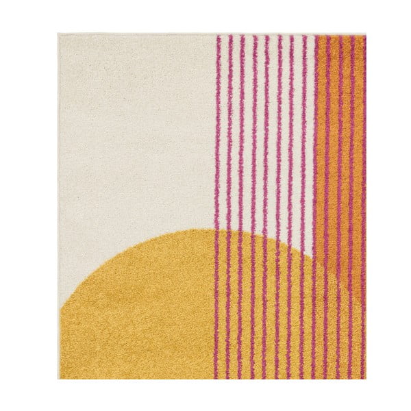 Tappeto giallo/arancione 120x170 cm Muse Orange Retro – Asiatic Carpets-image-4