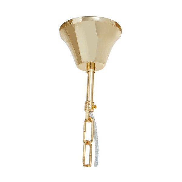 Lampadario dorato in metallo Glamour – Premier Housewares-image-3