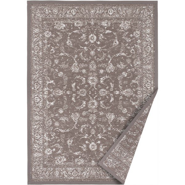 Tappeto bifacciale marrone scuro , 160 x 230 cm Sagadi - Narma