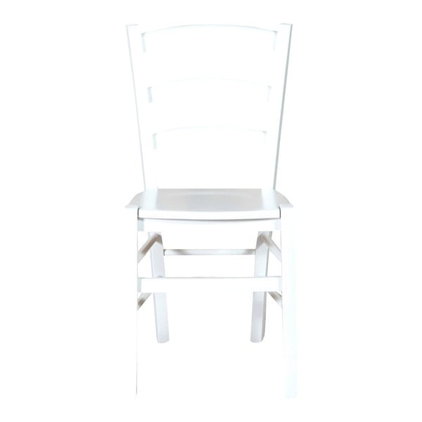 Bílá židle z bukového dřeva Biscottini Alpha-image-1