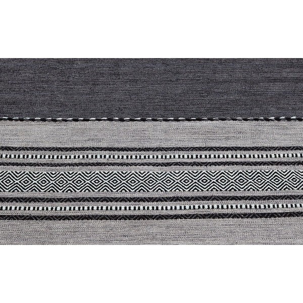 Tappeto in cotone grigio scuro, 60 x 90 cm Antique Kilim - Webtappeti-image-3