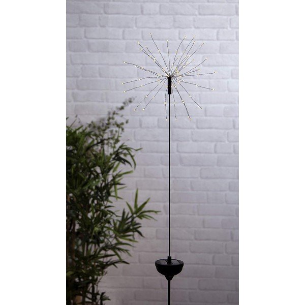 Apparecchio solare a LED per esterni con LED bianchi , altezza 100 cm Firework - Star Trading-image-4