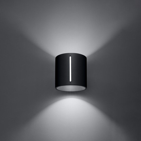 Lampada da parete nera Vulco - Sollux-image-3