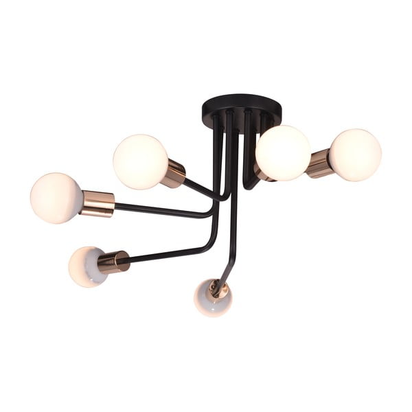 Lampada da soffitto in nero-rame 27x27 cm Spill - Candellux Lighting