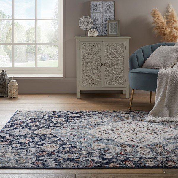Tappeto blu scuro , 160 x 230 cm Jaleh - Flair Rugs-image-1