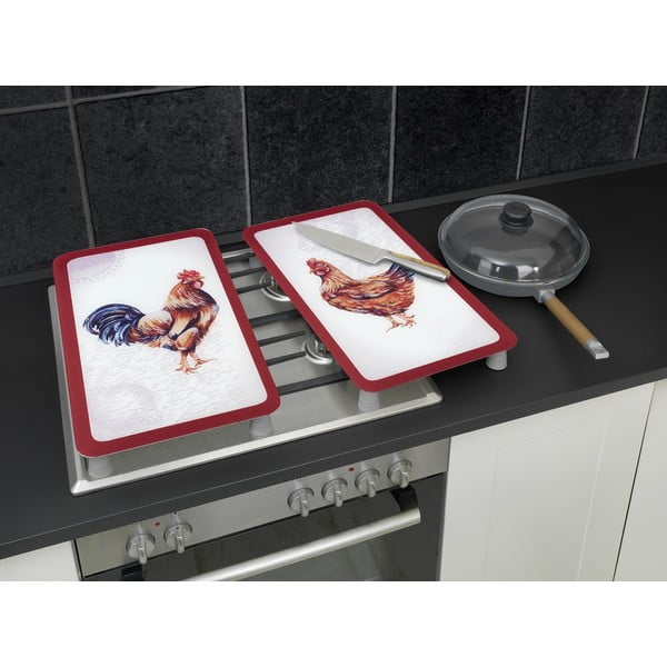 Coprifuoco in vetro temperato in set da 2 52x30 cm Farm - Wenko-image-1