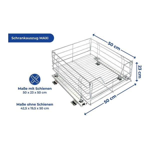 Ripiano a scorrimento in acciaio inox - Maximex-image-2