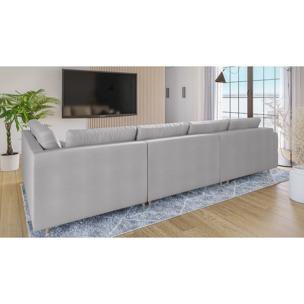 Divano angolare grigio chiaro (angolo sinistro) Ariella - Ropez-image-3